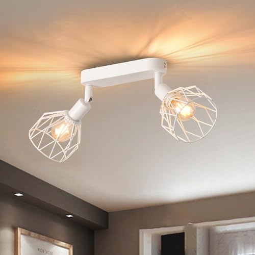 Installazione Facile del Lampadario Vintage: Il manuale e le attrezzature di montaggio sono inclusi nel pacco, quindi è molto facile montare il lampadario soffitto vintage per salotto. Se lampadina LED E14 è danneggiata, è molto facile cambiarla.
