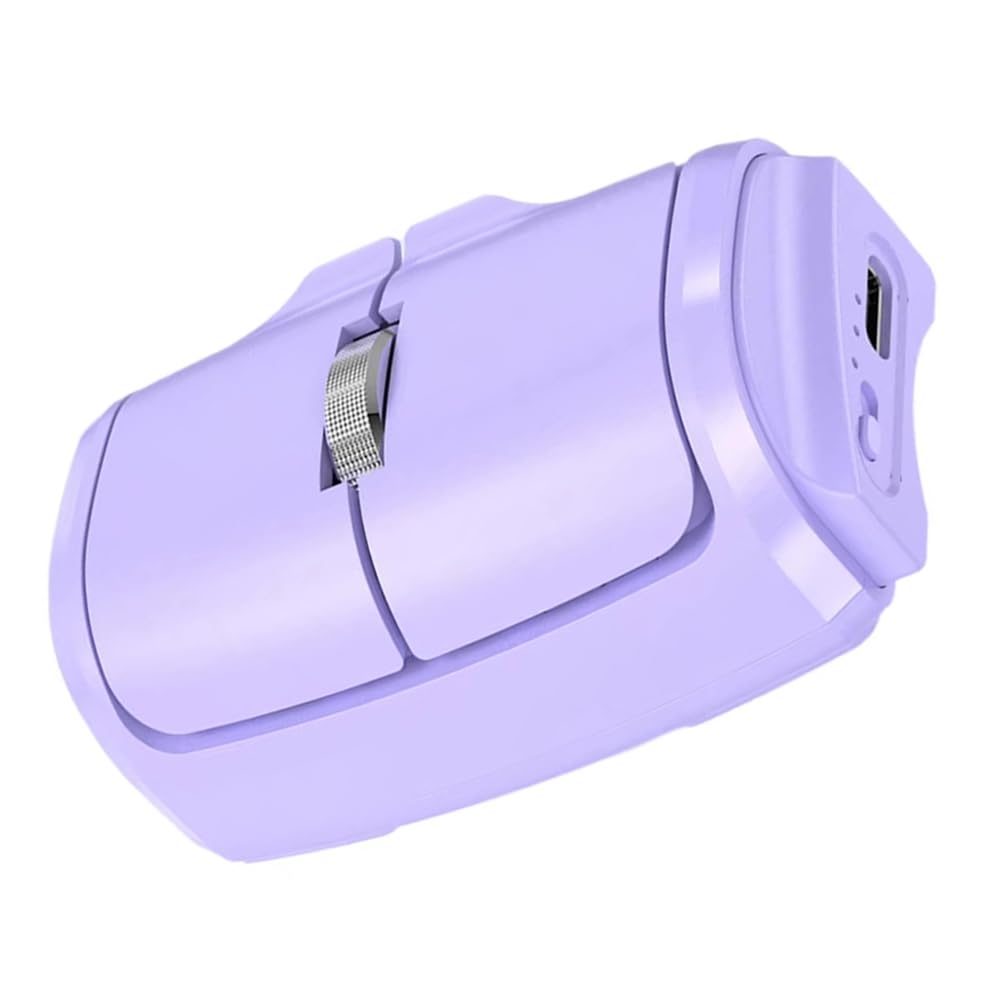 Ratón inalámbrico portátil dual Bluetooth y 2.4G con modo horizontal y vertical 7
