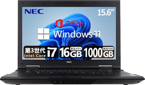 yςݕiz yCPU:3Core-i7+eL[t(Otor)zNEC VKV[Y MS & Office2019&ŐVWindows11 Pro/15.6C`/WiFi/HDMI/ptH[}X/m[gp\R (8)3