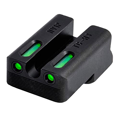 Image of Truglo TFX PRO Handgun Sight, Glowing Shock Proof Tritium and Fiber Optic Night Sight for Handguns, Compact, Durable, and Snag Free Sight