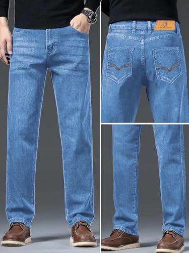 Image of Ben Martin Men's Smart Fit Stretchable Jeans || Mid-Rise Denim Pants with Whisker Wash || Premium Casual Wear Jean for Men || 5 Pocket Jean's for Men's (2)