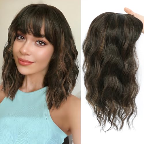 16 Inch Hair Topper for Women with Thinning Hair, Synthetic