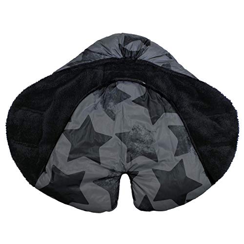 Image of 7AM Enfant Baby Car Seat - Nido Quilted Baby carier Cover, Hooded Soft Plush Lining, Stroller | (Stella Grand, Large 6-18M)