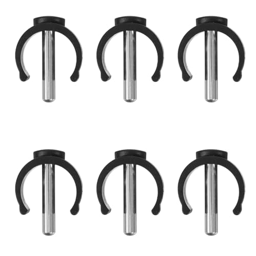 FOMIYES Clips En Forma De C Para Mango De Bastón Y Muletas Juego De 12 Piezas Abrazaderas De Bloqueo Antideslizantes Para Accesorios De Movilidad Repuestos Para Andadores Y Bastones