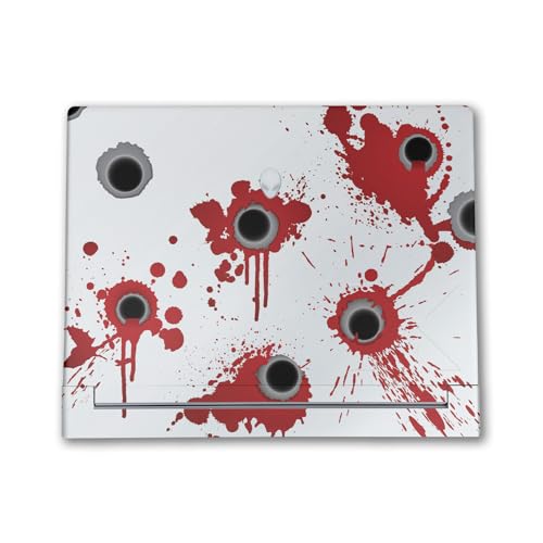 Image of Laptop Skin Compatible with Alienware X16 R2 (2024) - Bullet Holes - Premium 3M Vinyl Protective Wrap Decal Cover - Easy to Apply | Crafted in The USA by MightySkins