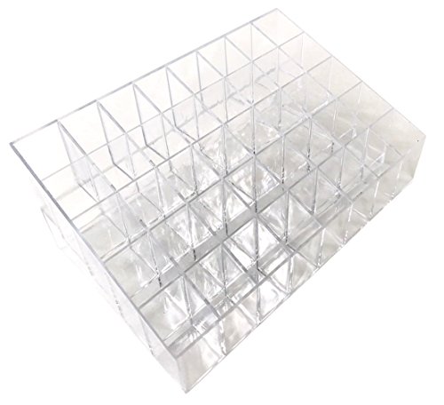 GJTr コスメ 収納 スタンド アクリル ケース メイク 化粧品 口紅 リップ 小物入れ 透明 40本