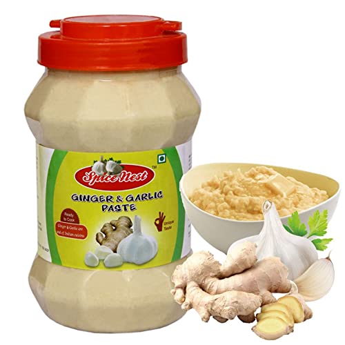 Spice Nest Garlic Ginger Paste/Homemade Lahsun Paste-Adrak Chatni Paste for Instant Food Ready to Use for Cooking (No Artificial Colors or Flavors) (200 gm)