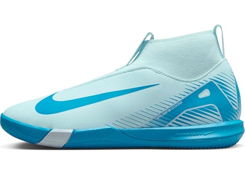 NIKE JR Zoom Superfly 10 Academy IC, Sneaker, Glacier Blue Orbit, 33 EU