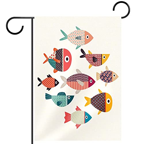 Drapeau de bienvenue extérieur double face au design haut de gamme toutes saisons