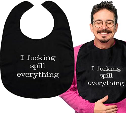 Adult Bibs For Men and Women - Gag Gifts For Adults Funny, Best Gifts for Elderly Man, Over the Hill Gag Gifts for Men, Bibs for Adults for Eating, Gag Gifts for Women, Bibs for Women