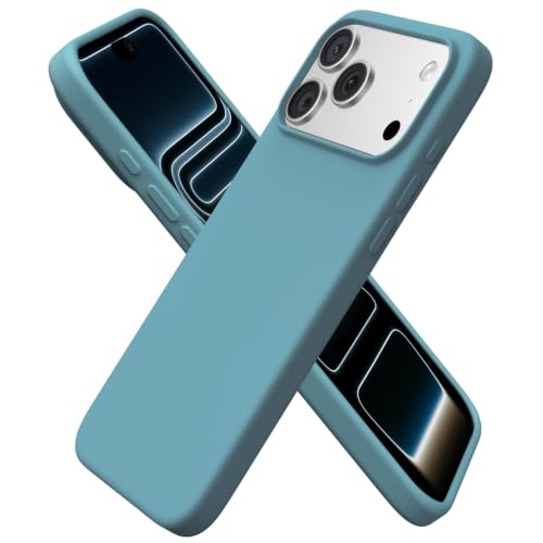 Image of ORNARTO Compatible with iPhone 17 Pro Max Case 6.9 inch, Slim Liquid Silicone 3 Layers Soft Gel Rubber Shockproof Protective Cover with Anti-Scratch Microfiber Lining-Cactus
