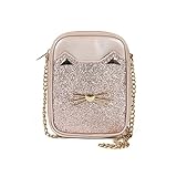 Cute Crossbody Purse for Teen Girls Small Purse and Cat Crossbody Bags for Women Gift with Metal Chain Strap