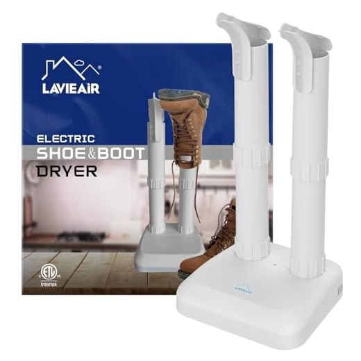 LAVIEAIR Shoe Dryer, Boot Deodorizer, Ultra Quiet, White Color
