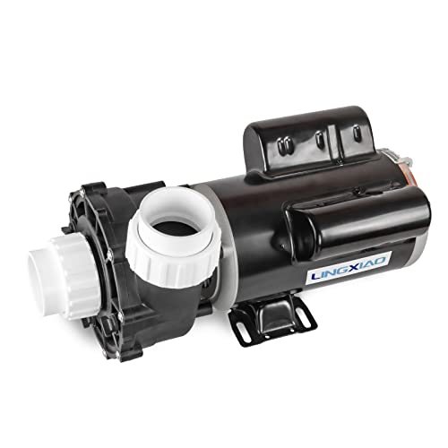 Single Speed Hot Tub SPA Pumps - LX SPA Pump Motor 2.5HP, (115V or 230V)/60HZ, 2" Port, 48 Frame High Performance SPA Pump - (Model: 48WUA1653C-I)