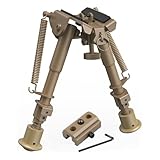 6-9 Inches Adjustable Spring Return Hunting Rifle Bipod with...