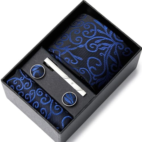 Corbata de hombre para eventos formales azul miniatura 1
