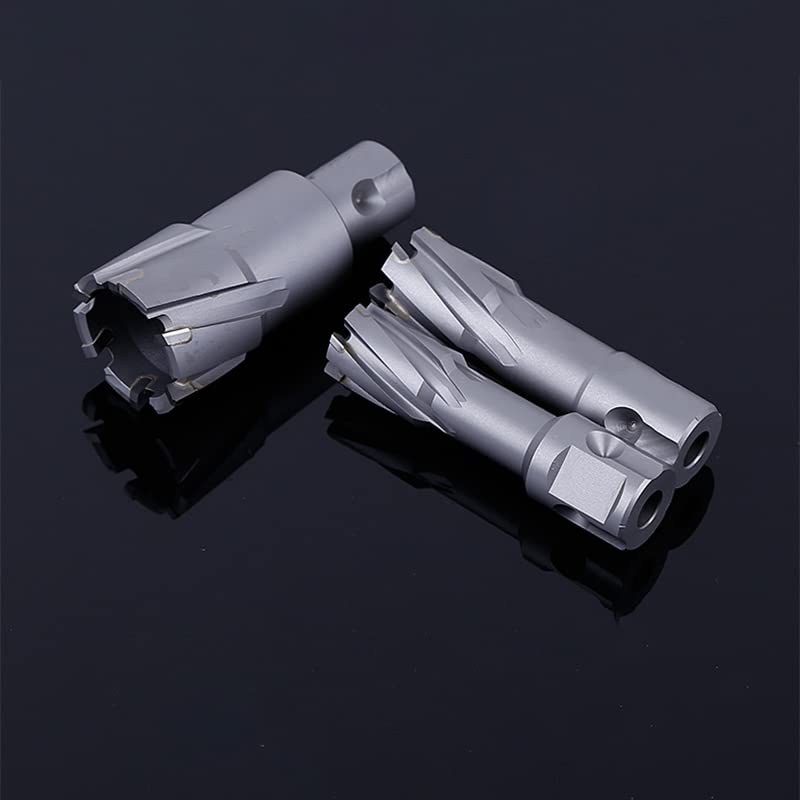 High Speed Steel Cut Cyclone Annular Cutter Metal Stainless Steel Mag Drill Bits Kit for Magnetic Drill Cutting Depth 35mm Cutter Diameter 18.5mm