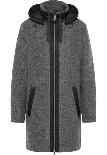 Barbara Lebek Wolljacke mit Kapuze - 48