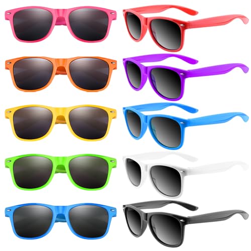 100 Pack Neon Kids Sunglasses Party Favors for Birthday Party Summer Beach Pool Party Supplies