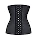 Produktbild Lover-Beauty Korsett Damen Waist-Trainer Cincher Corsagen Bluse Schwarz Shapewear Damen Body Trägerlos Unterbrust Taillenmieder Corsagenkleid Schwarz für Hochzeit