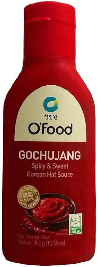Red Pepper Sauce Gochujjang, Chung Jung One O'Food, Spicy-Sweet-Salty Funky , Red Chile Pepper Flakes, Korean Paste- 300g