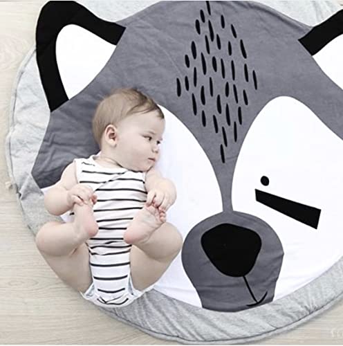 Hiltow Baby Play Mat Baby Floor Mat For Tummy Time, 35.4” Round Area Rugs For Kids Babies Girls Boys Children Toddlers Bedroom #TOP5
