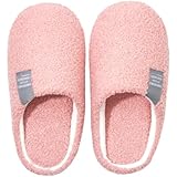Healvian Pantuflas Invierno Mujer de Felpa Cálida Zapatillas Casa Mujer Invierno con Antideslizante Cómodas y Lavables para Interiores y Dormitorio