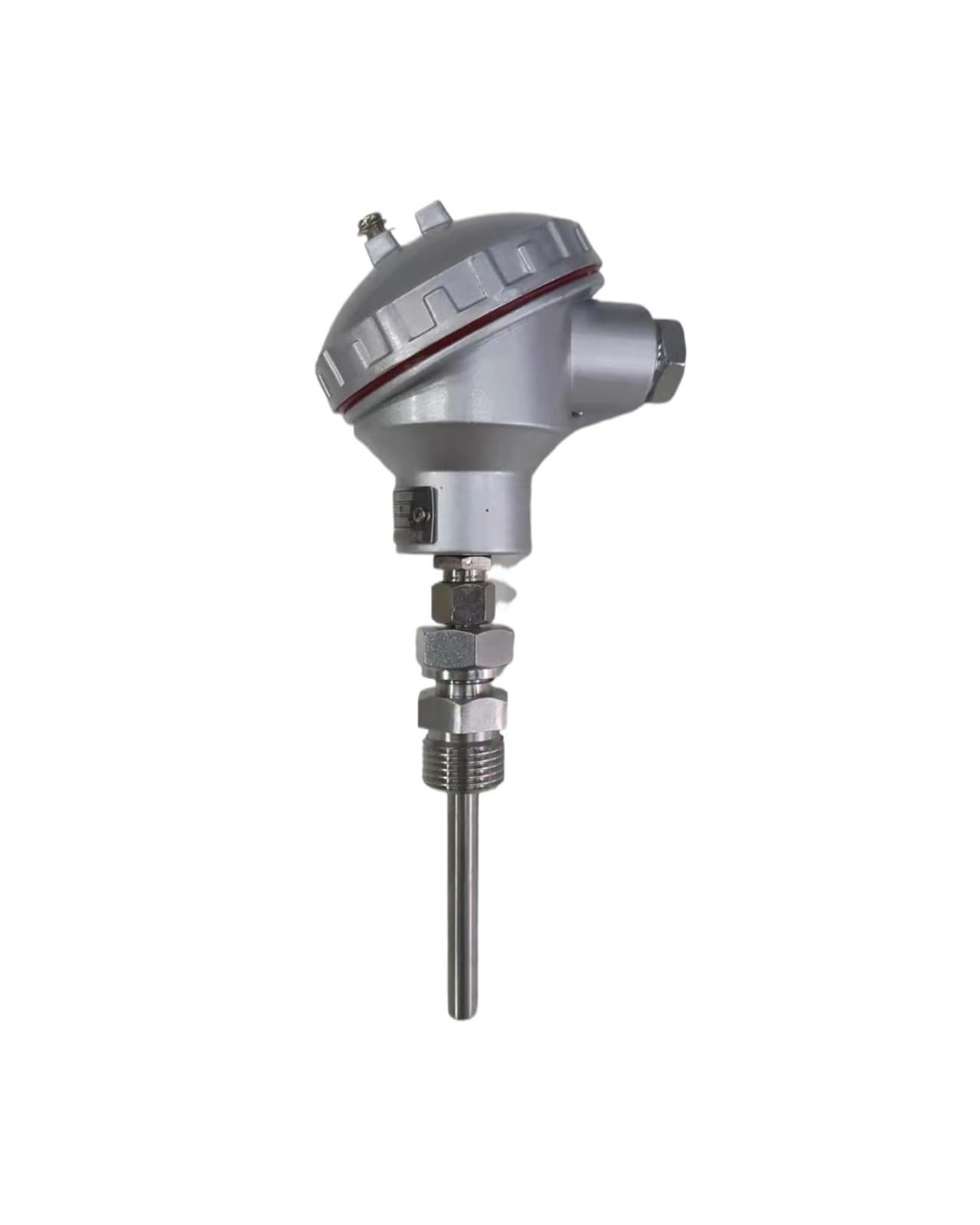 Sensor de temperatura de termopar tipo K con rosca macho de 1/2 NPT, longitud de 500 mm, rango de temperatura de 0 °C a 1300 °C.(PT100)