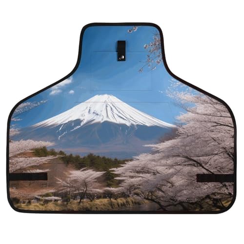 Delantal de trabajo Mt. Fuji con 8 bolsillos y ajuste cruzado miniatura 1