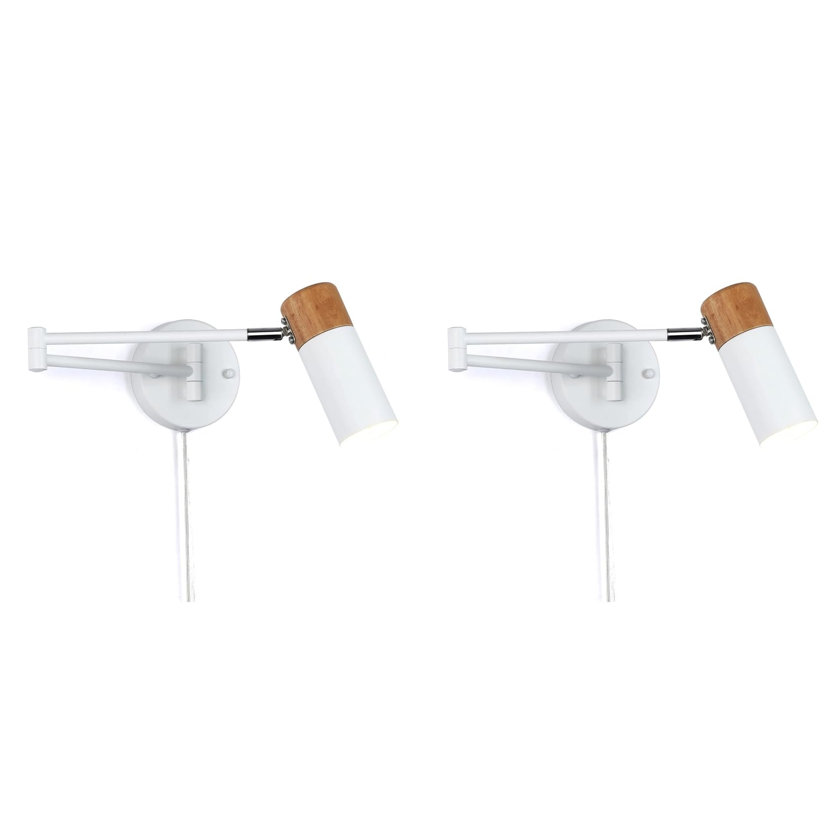 Lámpara de pared LED ideal para leer en la cama con brazo extensible para dormitorios modernos