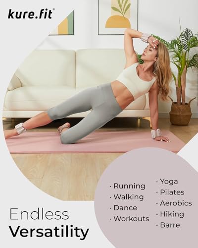 Image of Pilates Weight | Wrist & Ankle Weights for Women | Weighted Bangles | 1LB / 2LB Each (Set of 2)