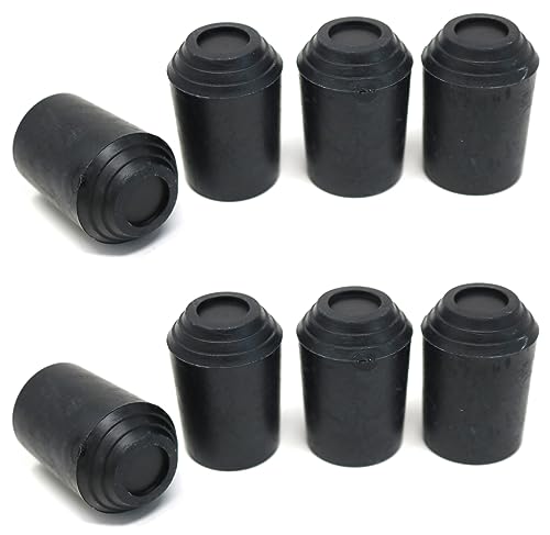 Férula de goma negra de 22 mm con alta resistencia para bastones 1