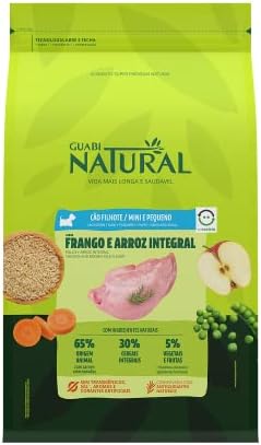 GUABI NATURAL CAO FILHOTE MINI PEQUENO FRANGO E ARROZ 20kg