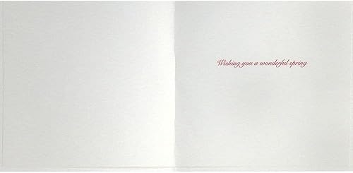 Miniatura 5 de NIQUEA.D Tarjeta de Pascua, flores moradas en canasta, incluye un sobre único de sentimiento y coordinación (NES-0002)