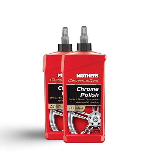 Mothers California Gold Chrome Polish - 12oz(Pack of 2)