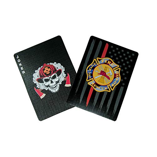 Baraja de Cartas Póker para Bomberos miniatura 2