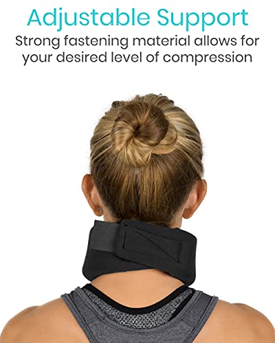 Vive Neck Brace - Foam Cervical Collar - Vertebrae Whiplash Wrap Aligns And Stabilizes Spine - Adjustable Spinal Support Can Be Used While Sleeping And Relieves Pain, Pressure #TOP3