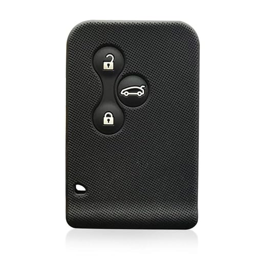 Coque Clé pour Renault Megane Clio Zoe Réparer Télécommande Voiture Cassée Noir