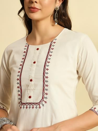 Image of Khadi Kurtaset With Khadi Silk Dupatta For Womens