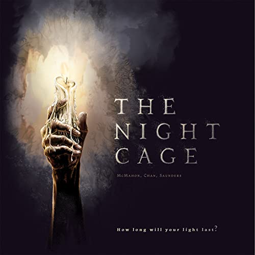 the night cage by smirk and dagger a spooky cooperative strategy game 1-5 players lost in a dark maze with only a candle fun horror themed tile laying and perfect for game night adults teens 14