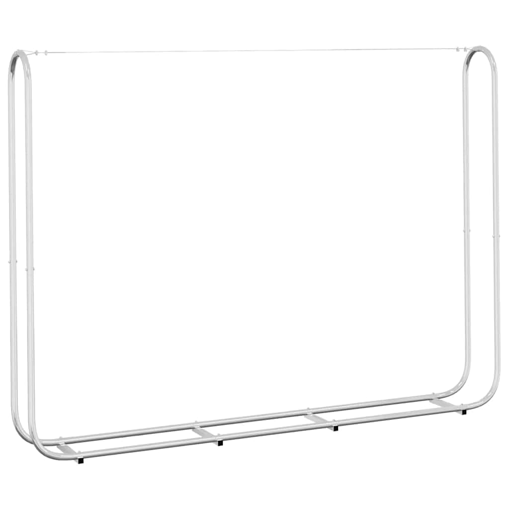 Homgoday Drzewa opałowe z drutem stalowym 200x25x150 cm Stal ocynkowana