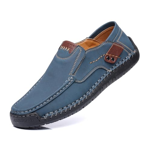 Image of Coramtty Mens Loafers Casual Slip on Shoes Business Moccasins Lightweight Refreshing Classic Slippers Walking Driving Travelling Outdoor