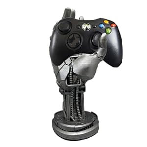 AMJUDOT Game Controller Ständer Halter für PS4 PS5 Xbox Switch Pro Headset Schreibtisch Ständer Display Halter Mechanische Hand Gaming Zubehör Schreibtisch Dekor Figur (Schwarz)