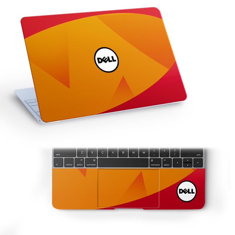 Galaxsia Pattern DL768 Top+Wrist Pad Vinyl Laptop Skin/Sticker/Cover for 15 to 15.6 Inches Laptops Laminated-Removable-HD Quality Compatible for Dell-(15x10 Inches)