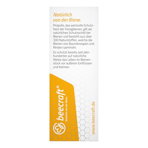Beecraft Propolis Tropfen 55% mit Echinacea und Vitamin C | Ohne Alkohol
