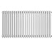 ELEGANT 600 x 1164 mm Cast Iron Style Traditional Column Radiator Horizontal Designer with White Double Column