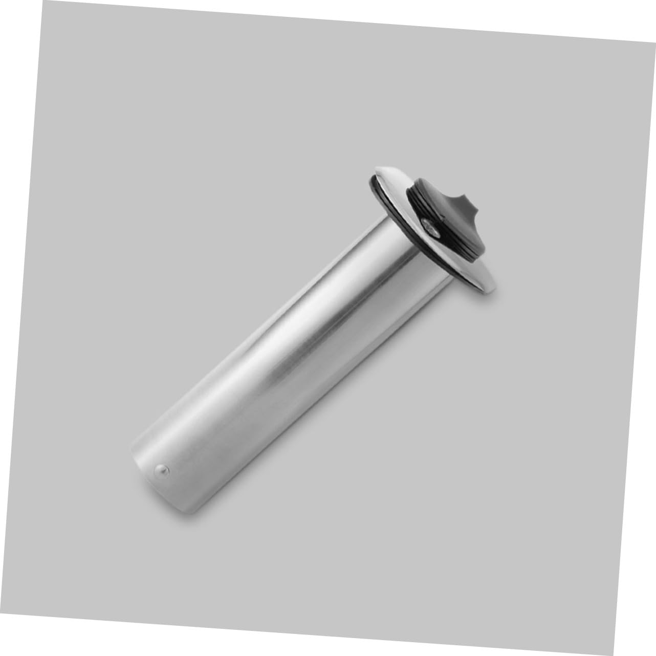 Toyvian Supporto per Canne da Barca in Acciaio Inox Argento | Finitura Specchiata, per Canna da Pesca, Accessorio per Imbarcazione da Pesca, Profilo Moderno