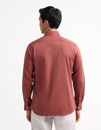 Image of Arrow Striped Slim Fit Mens Casual Shirts - 100% Cotton, Breathable & Comfortable, Full Sleeves Shirts for Men