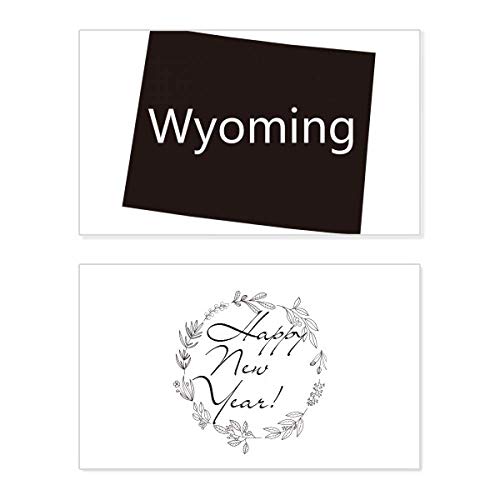 Tarjeta conmemorativa de Año Nuevo: un emotivo mensaje de bendición y recuerdo de Wyoming, EE. UU.