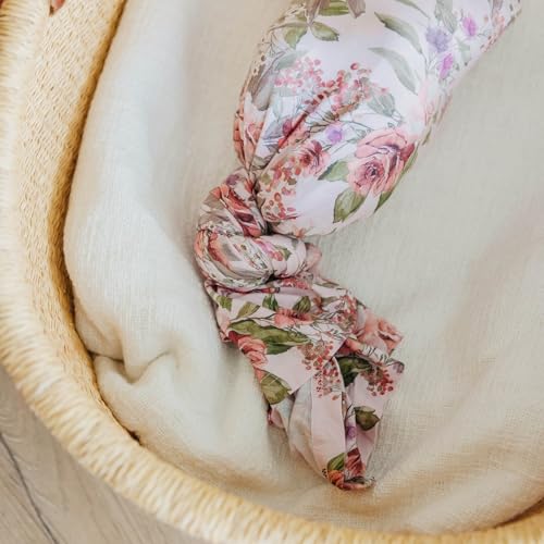 Image of Copper Pearl Swaddle Blankets for Newborns | Soft Stretchy Receiving Blankets for Boys and Girls | Large 46 x 46 Inch Baby Blankets | Lightweight and Breathable Swaddles | Deborah